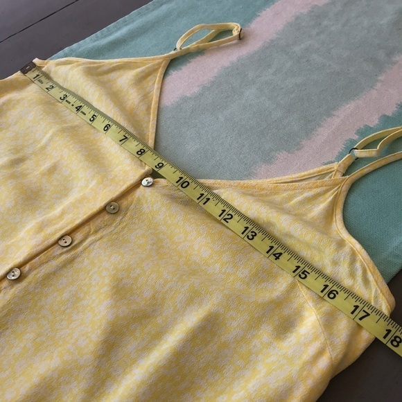 Wild Fable Yellow & White Floral Print‎ Shorts Romper - Picture 6 of 8